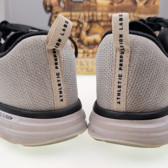 APL Black and Gray Athletic Shoes with Knit Upper - Picture 4 of 8